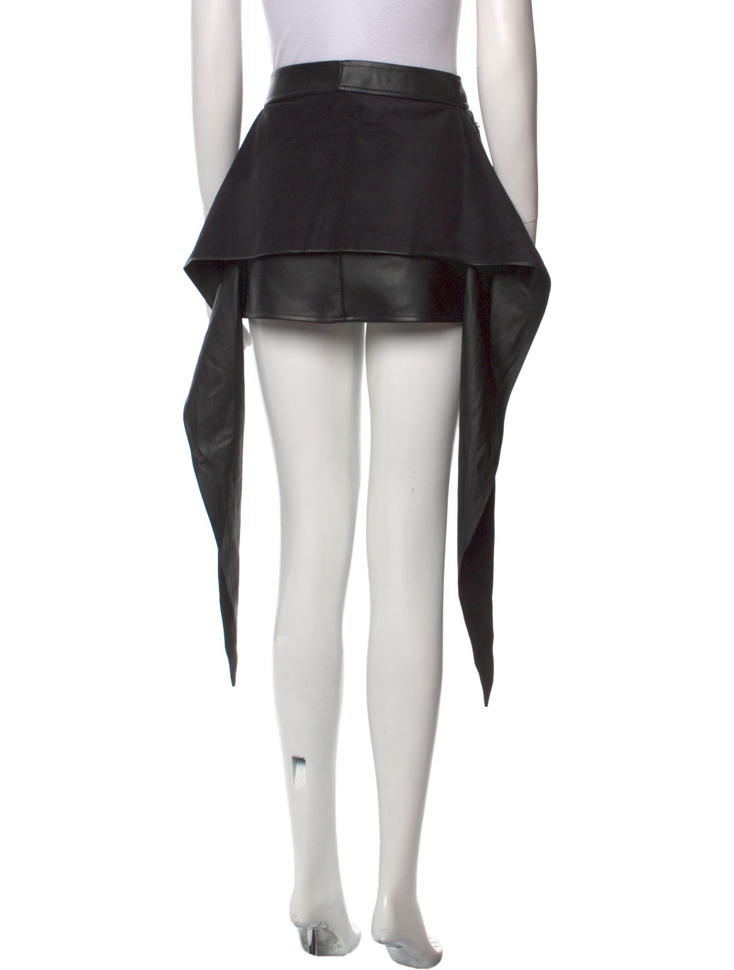 Alexander Wang Faux Leather Mini Skirt