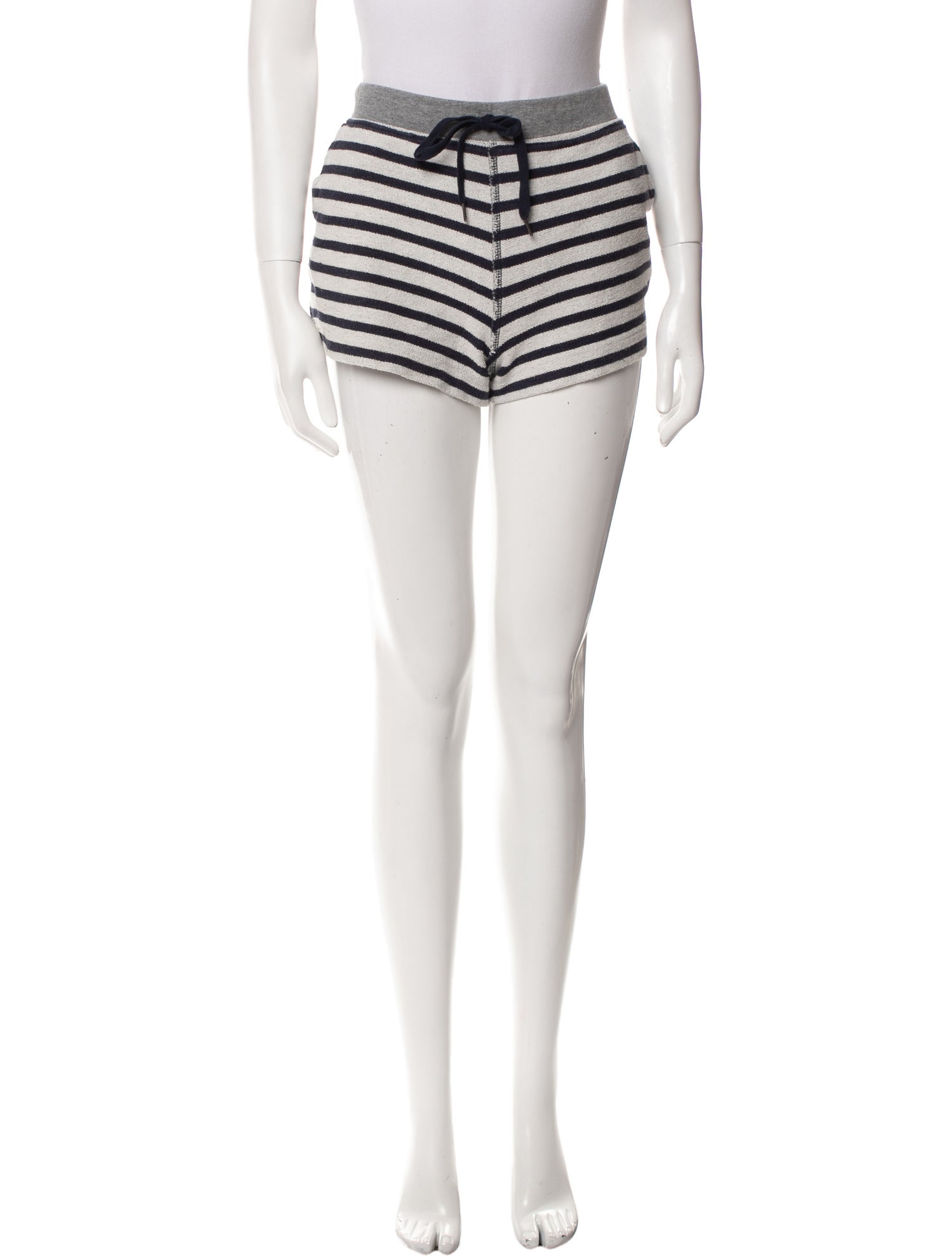 Alexanderwang.T Striped Mini Shorts