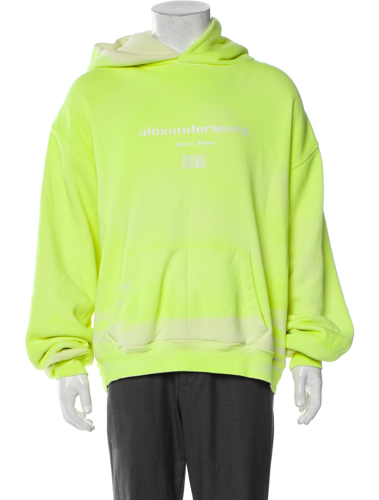 Alexander Wang Graphic Print Crew Neck Hoodie