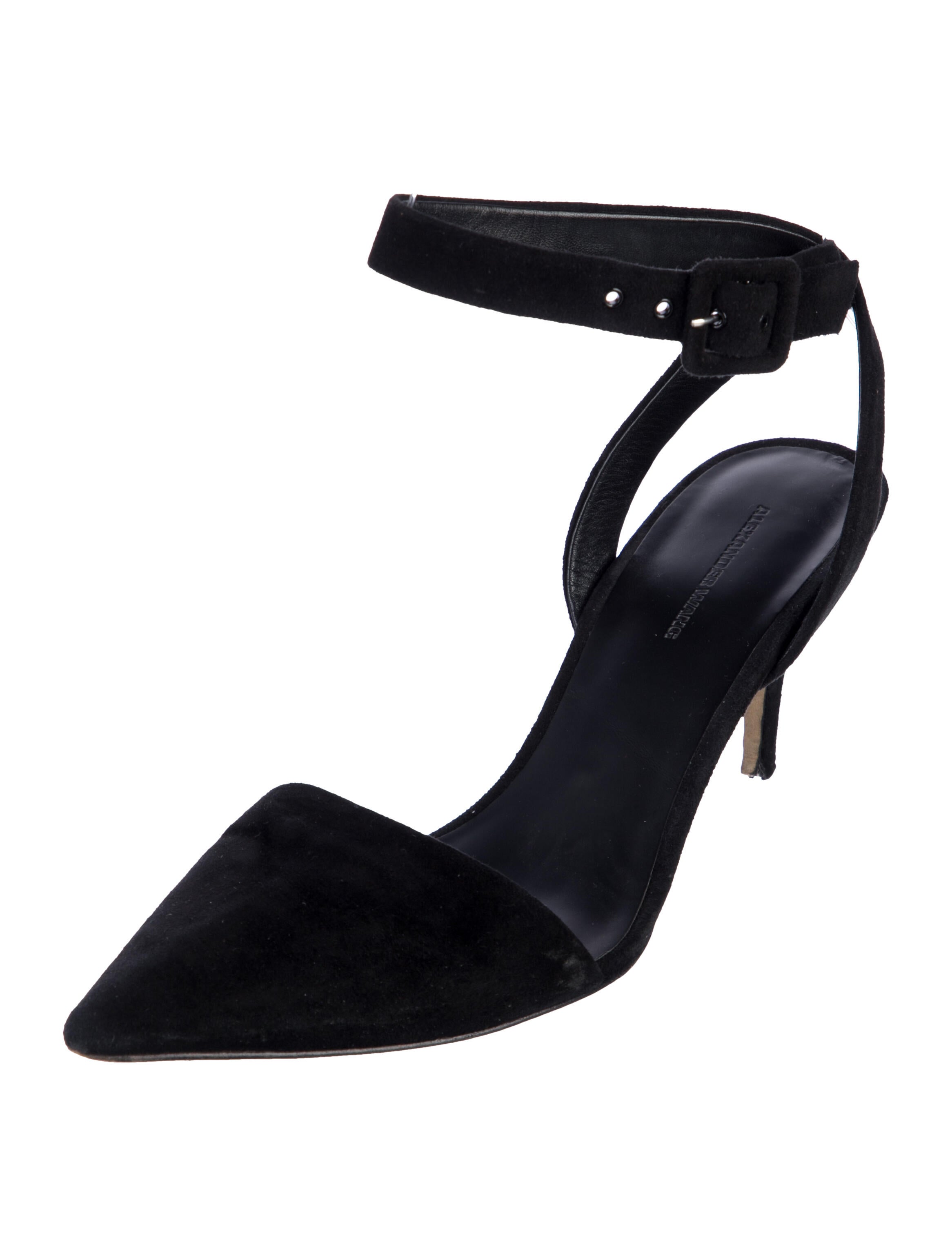Alexander Wang Suede D'Orsay Pumps