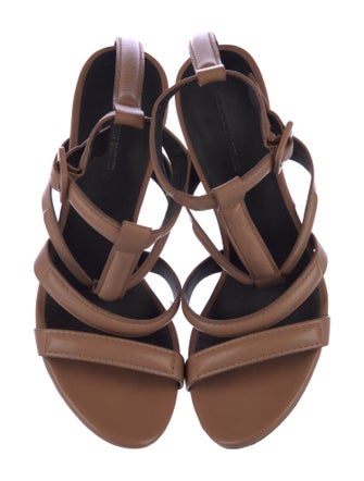 Alexander Wang Leather T-Strap Sandals