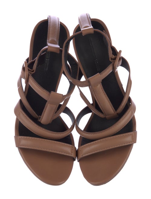 Alexander Wang Leather T-Strap Sandals