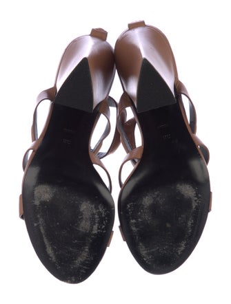 Alexander Wang Leather T-Strap Sandals