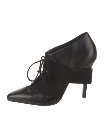 Alexander Wang Leather Lace-Up Boots