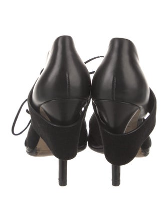 Alexander Wang Leather Lace-Up Boots