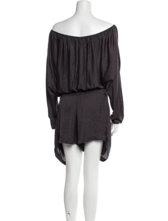 Alexander Wang Off-The-Shoulder Romper