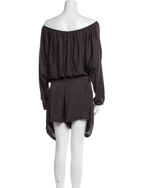 Alexander Wang Off-The-Shoulder Romper