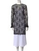 Alexander Wang Lace Pattern Crew Neck Tunic