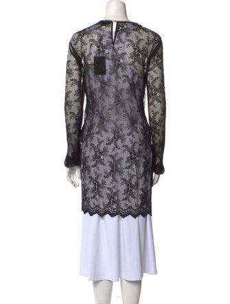 Alexander Wang Lace Pattern Crew Neck Tunic
