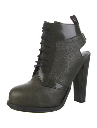 Alexander Wang Leather Lace-Up Boots