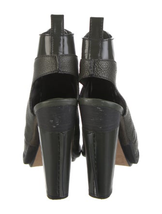 Alexander Wang Leather Lace-Up Boots