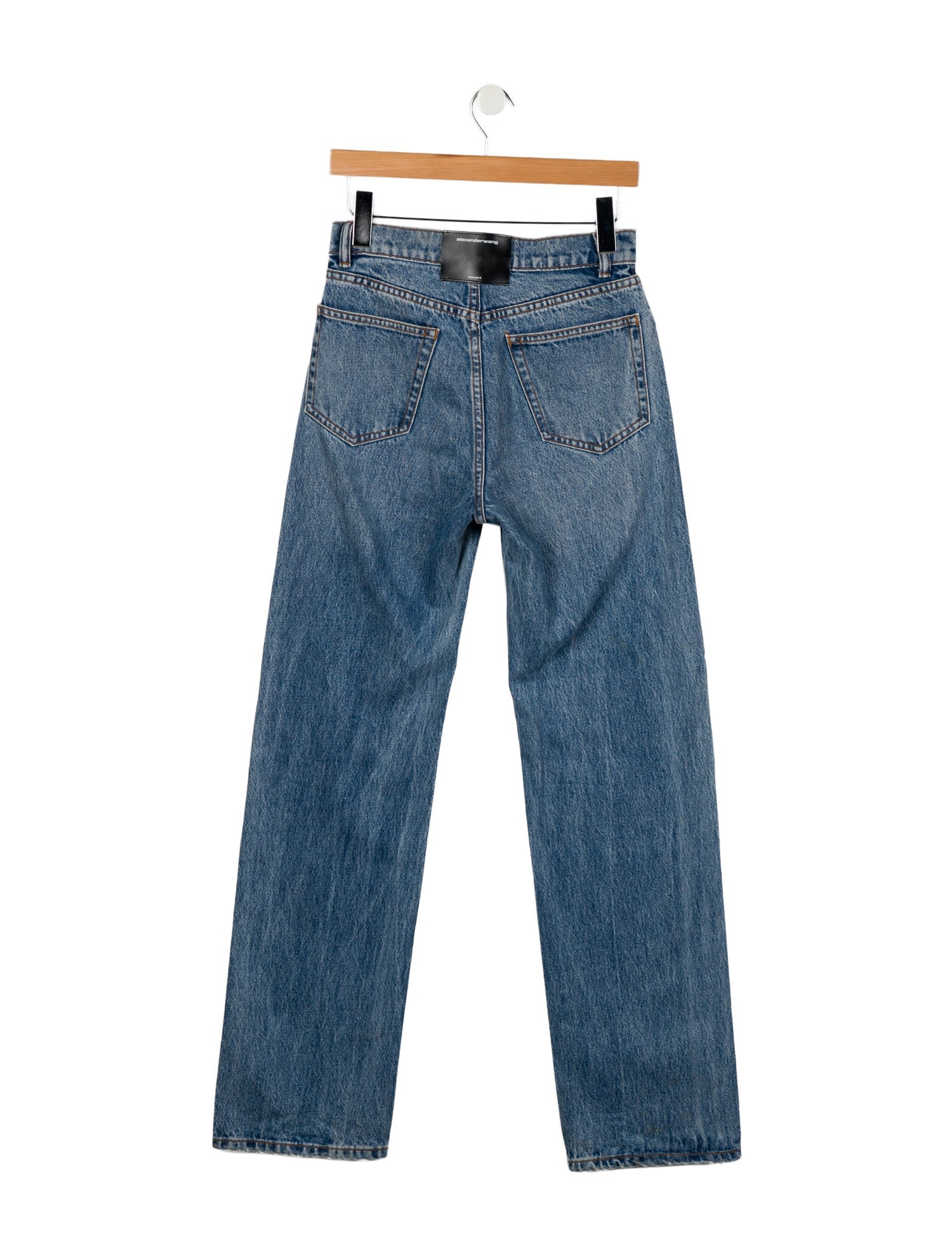 Alexander Wang High-Rise Wide Leg Jeans