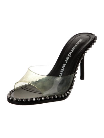 Alexander Wang PVC Studded Accents Slides