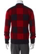 Alexander Wang Wool Plaid Print Cardigan