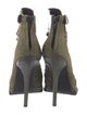 Alexander Wang Suede Animal Print Lace-Up Boots