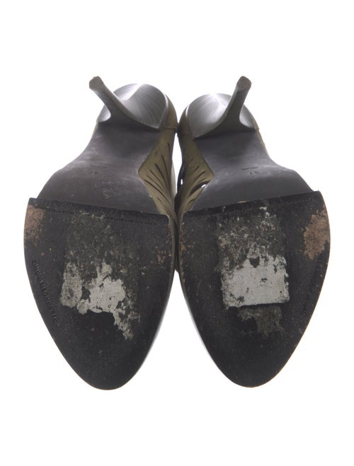 Alexander Wang Suede Animal Print Lace-Up Boots