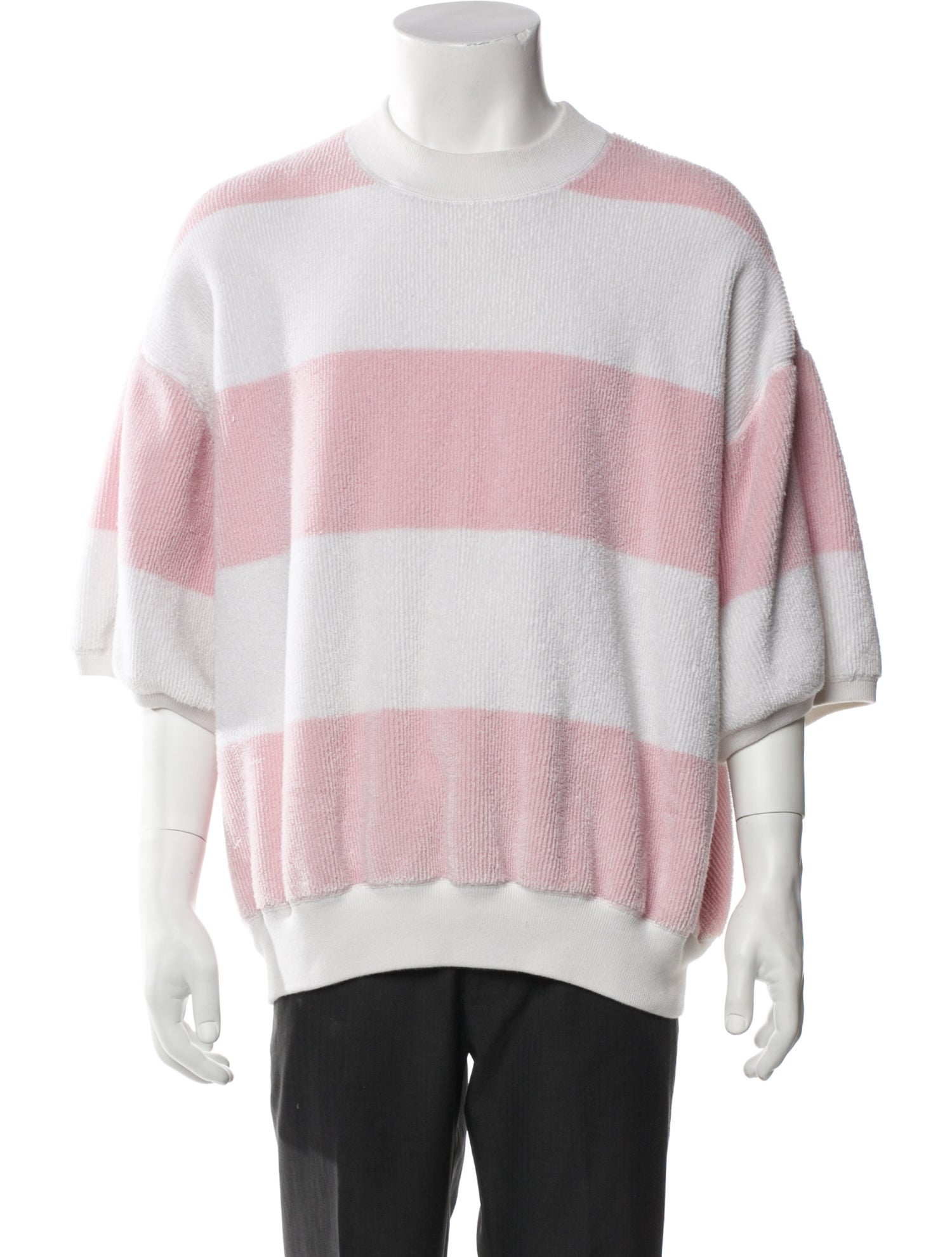 Alexander Wang Colorblock Pattern Crew Neck Pullover