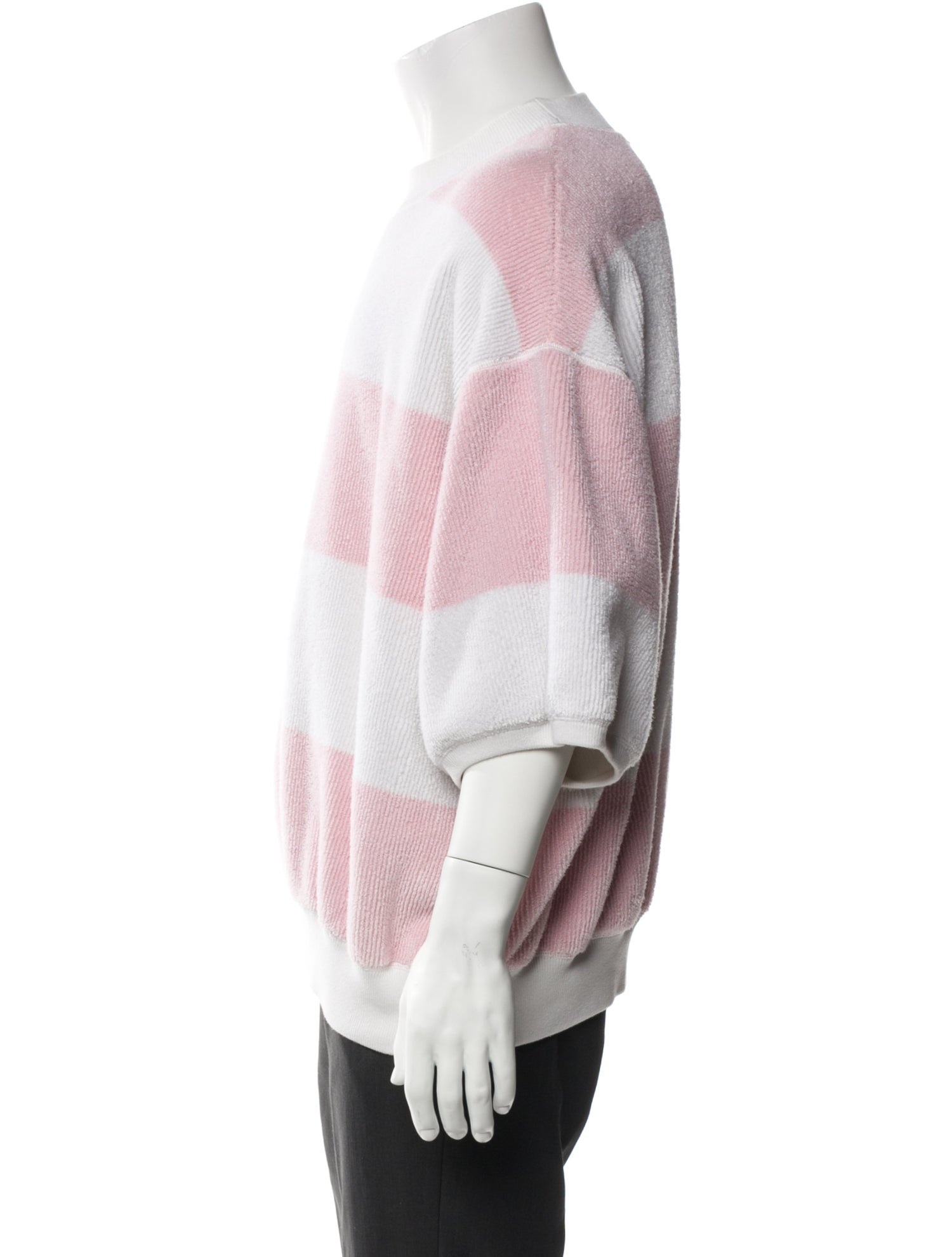 Alexander Wang Colorblock Pattern Crew Neck Pullover