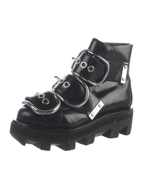 Alexander Wang Leather Combat Boots