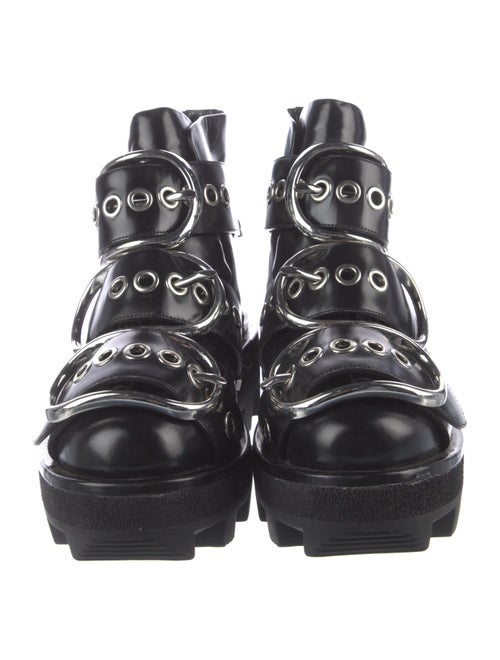 Alexander Wang Leather Combat Boots