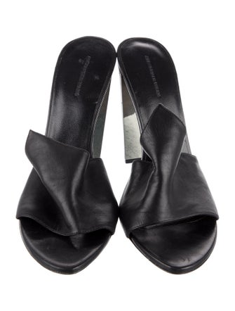 Alexander Wang Leather Slides