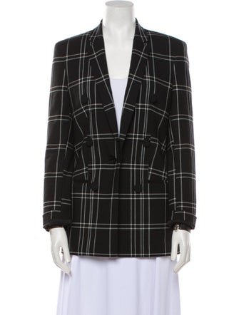 Alexander Wang Plaid Print Blazer