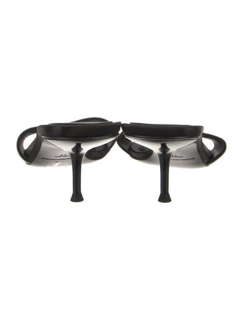 Alexander Wang Satin Crystal Embellishments Slides