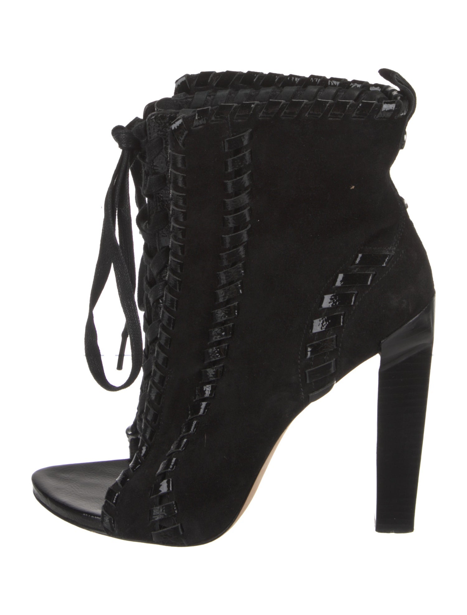 Alexander Wang Suede Whipstitch Trim Pumps