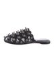Alexander Wang Leather Studded Accents Slides