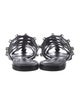 Alexander Wang Leather Studded Accents Slides