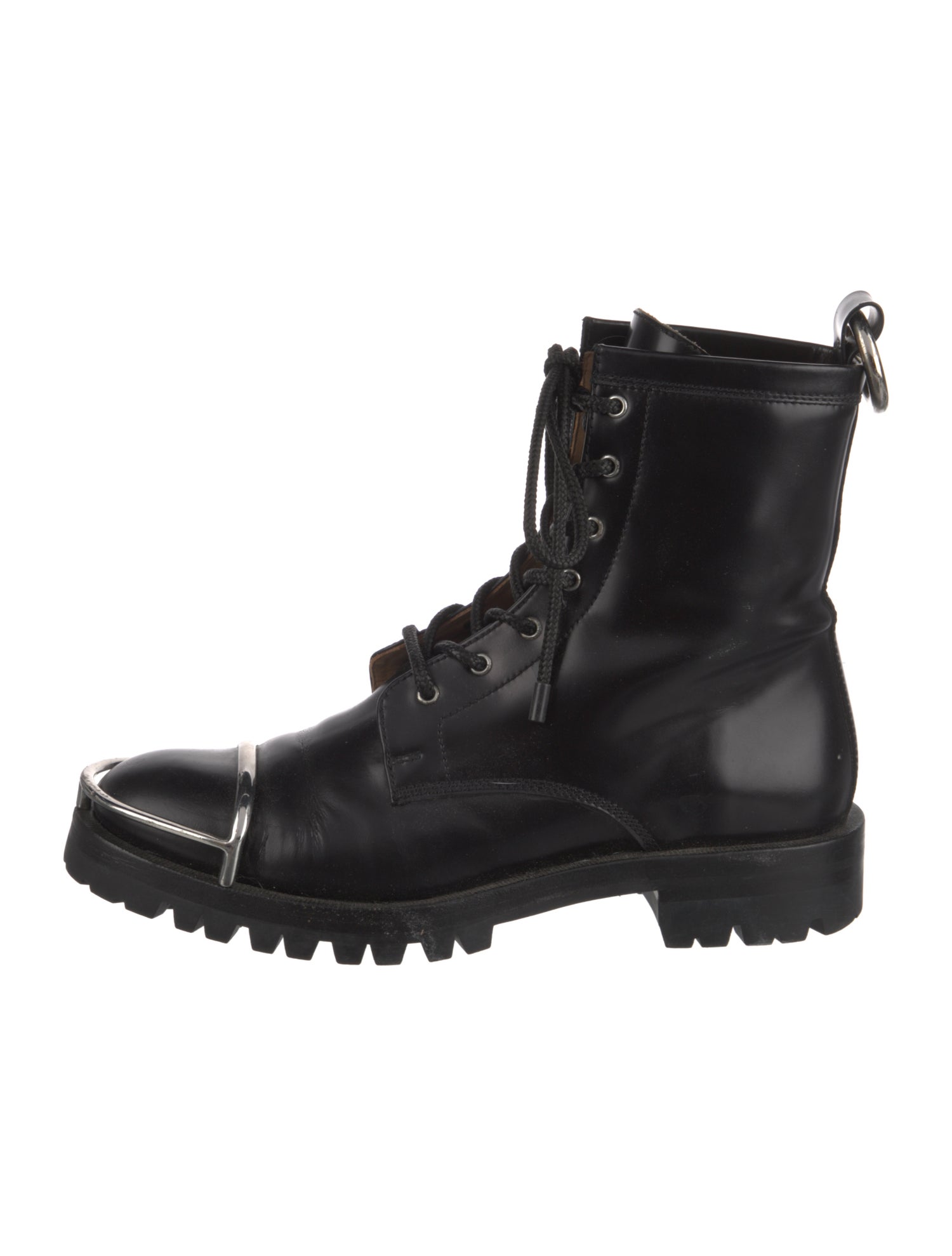 Alexander Wang Leather Combat Boots