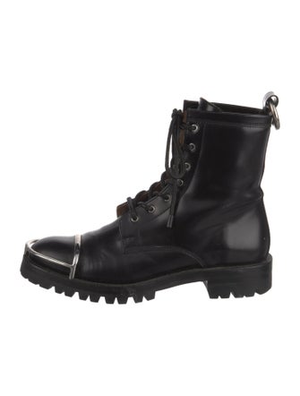 Alexander Wang Leather Combat Boots