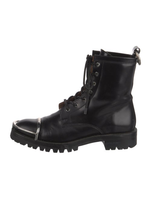 Alexander Wang Leather Combat Boots