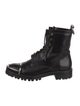 Alexander Wang Leather Combat Boots
