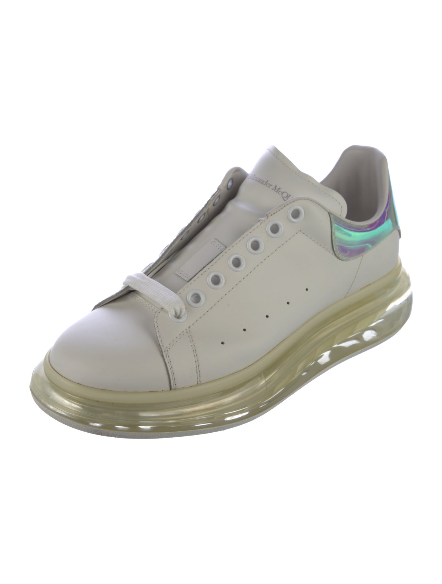 Alexander McQueen Leather Printed Sneakers