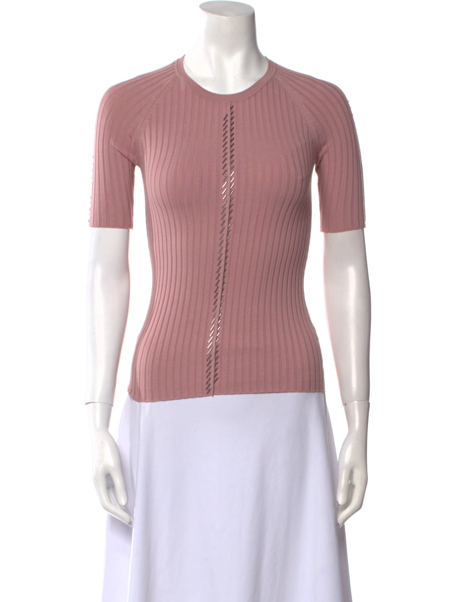 Alexander Wang Crew Neck Short Sleeve Top