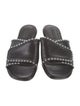 Alexander Wang Leather Studded Accents Slides
