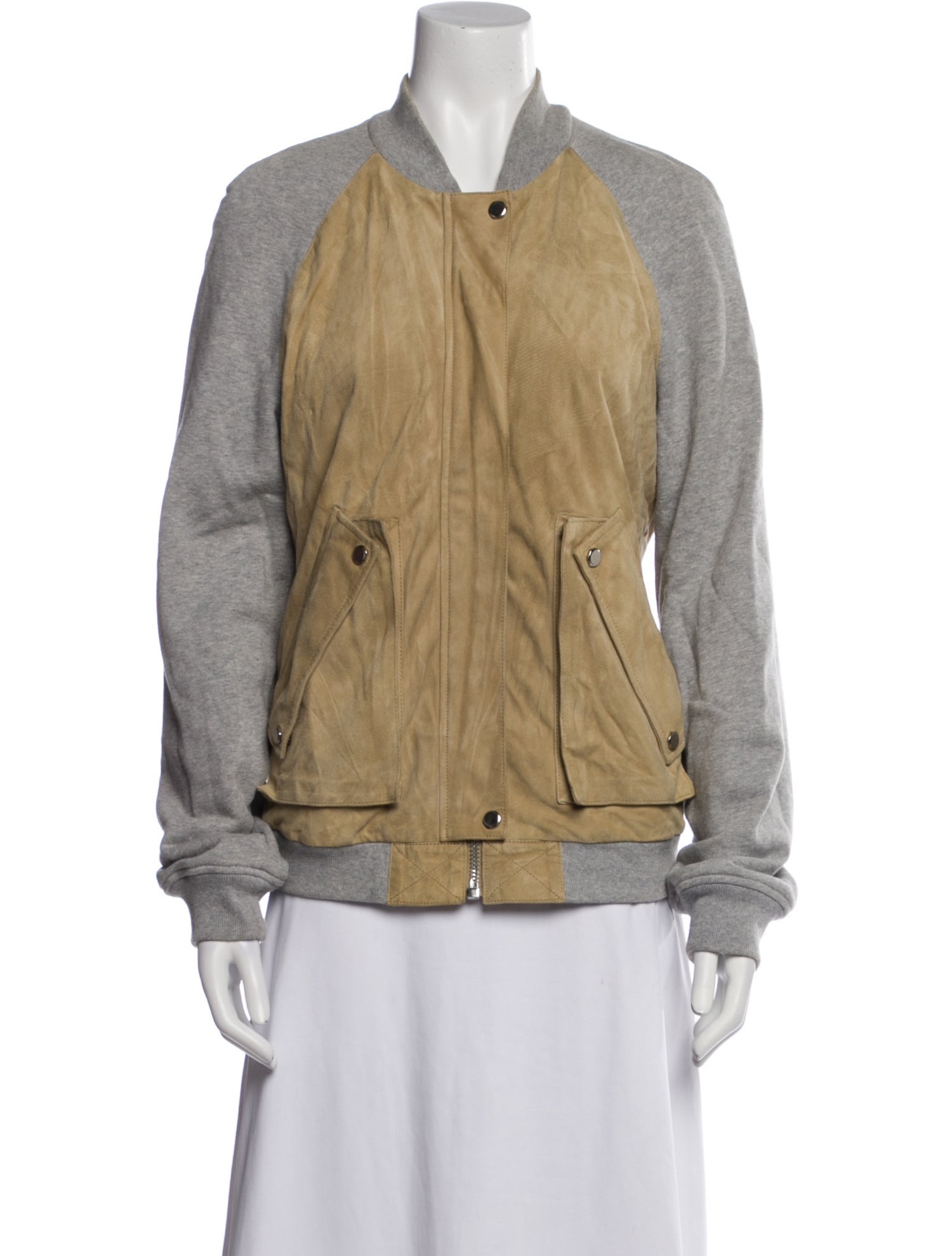 Alexander Wang Lamb Leather Bomber Jacket