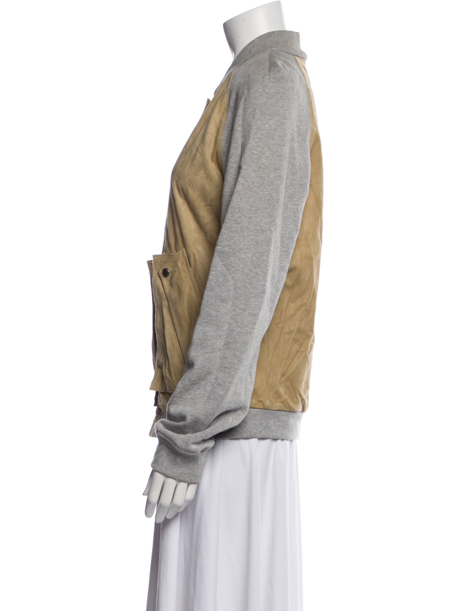 Alexander Wang Lamb Leather Bomber Jacket