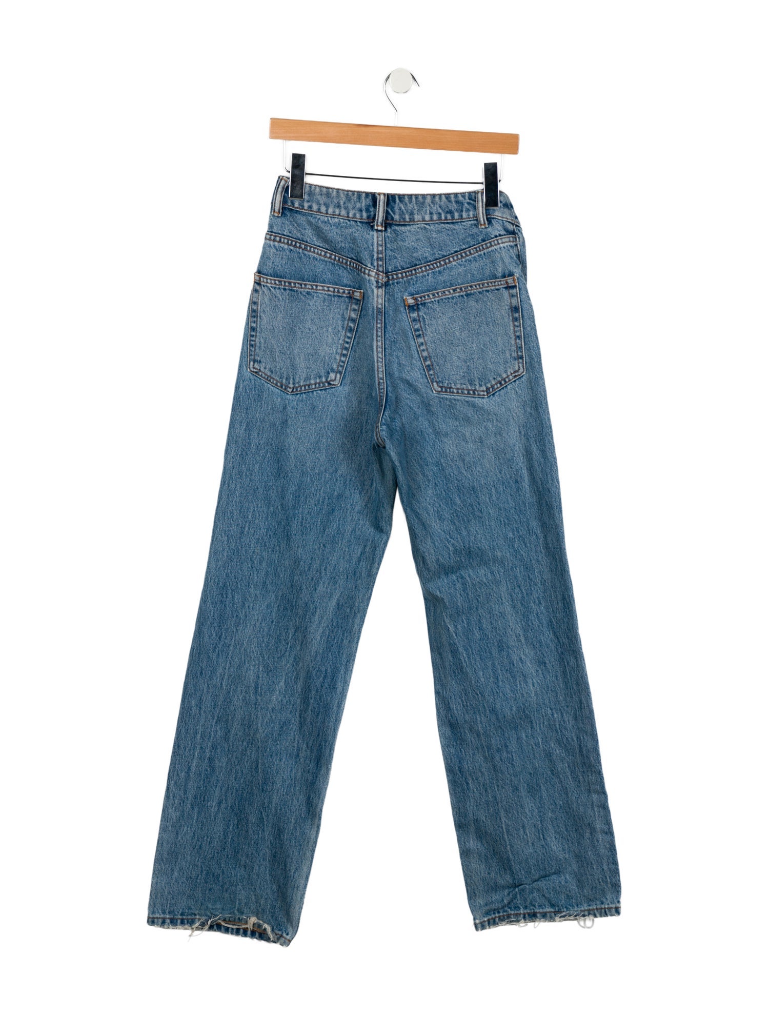 Alexander Wang Mid-Rise Wide Leg Jeans