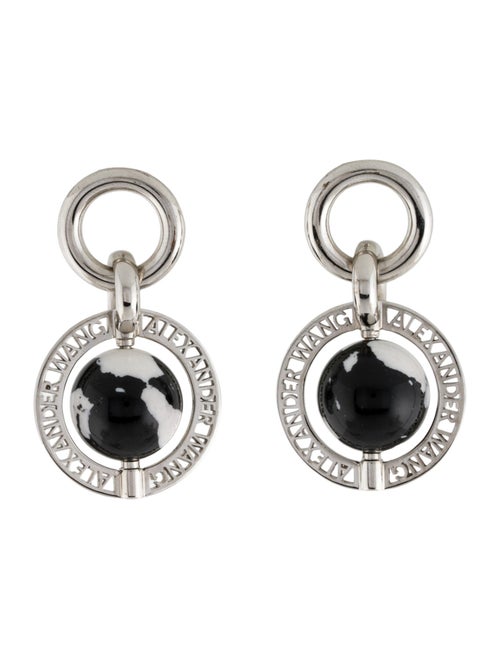 Alexander Wang Marbled Globe Drop Earrings
