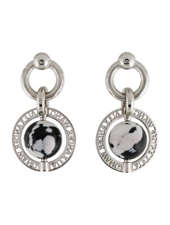 Alexander Wang Marbled Globe Drop Earrings