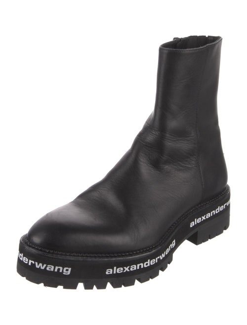 Alexander Wang Leather Combat Boots