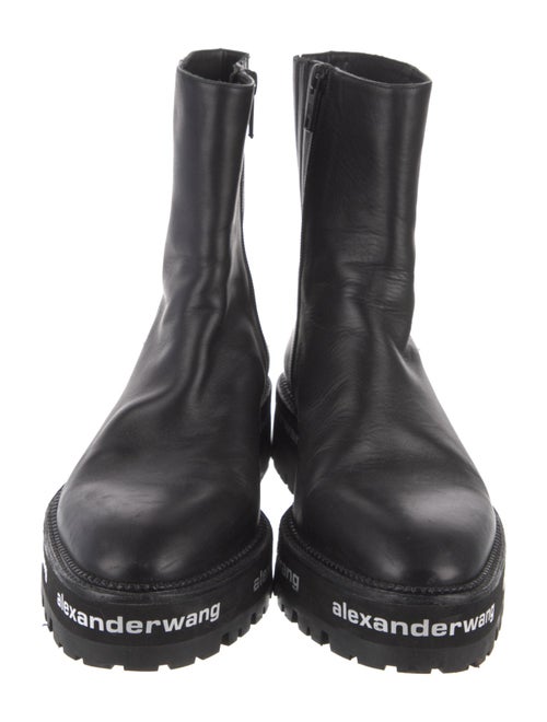 Alexander Wang Leather Combat Boots