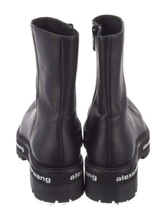 Alexander Wang Leather Combat Boots