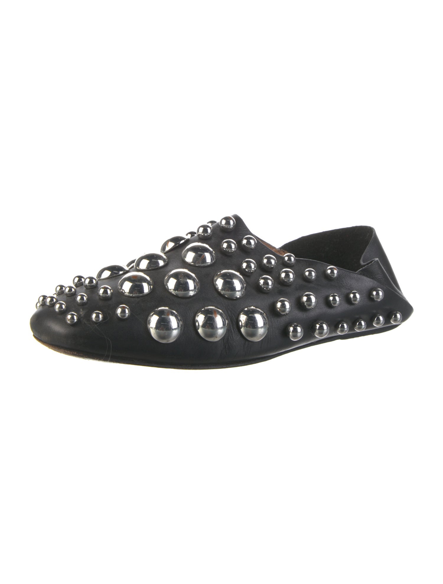 Alexander Wang Leather Studded Accents Flats