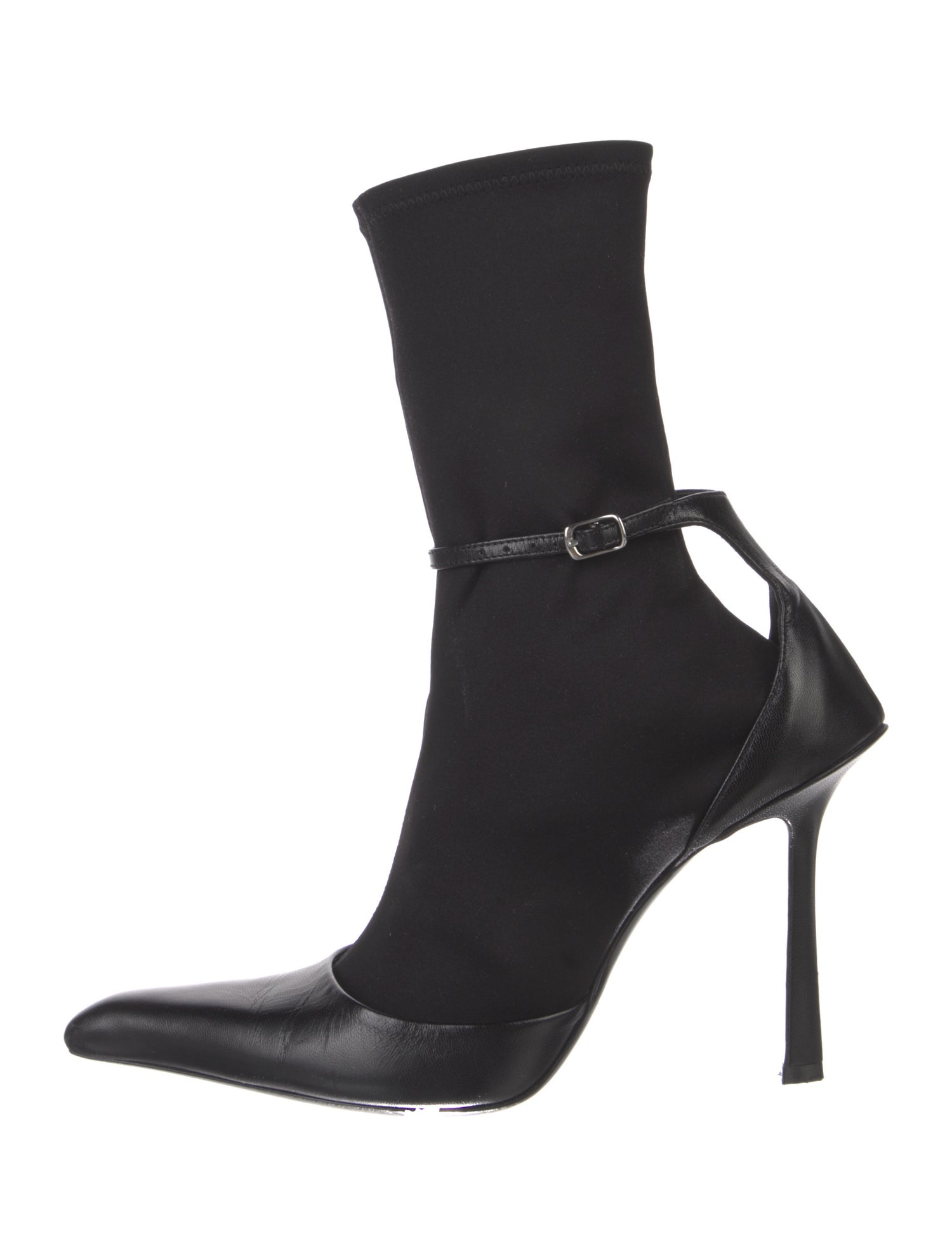 Alexander Wang Leather Sock Boots