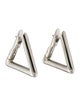 Alexander Wang Triangle Link Hoop Earrings