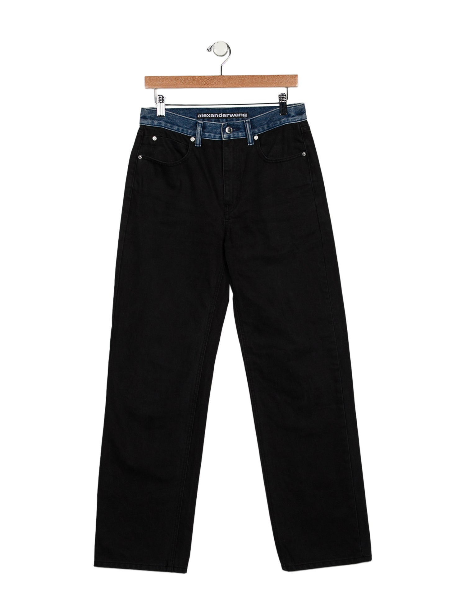 Alexander Wang Colorblock Pattern Corduroy Pants