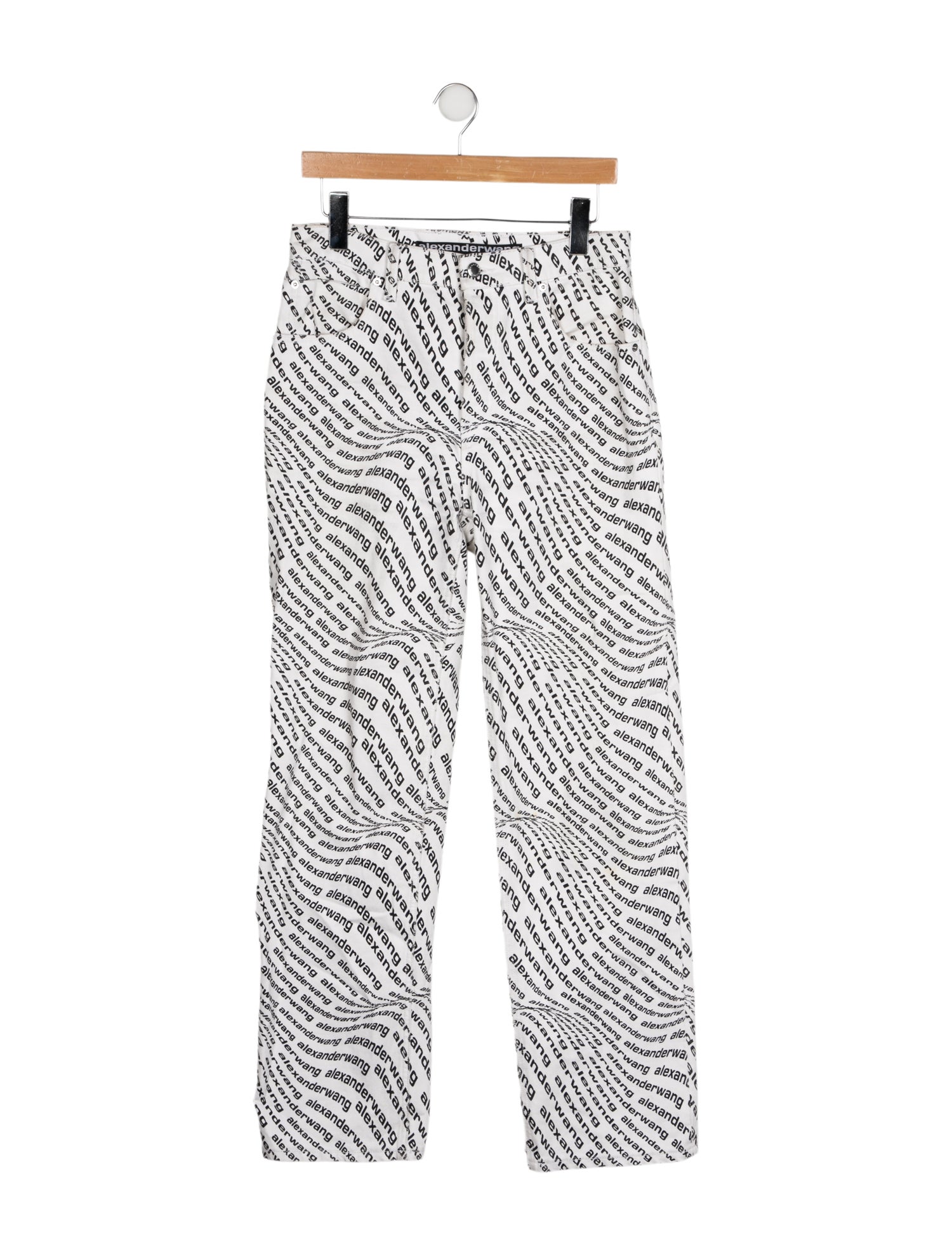Alexander Wang High-Rise Wide Leg Jeans